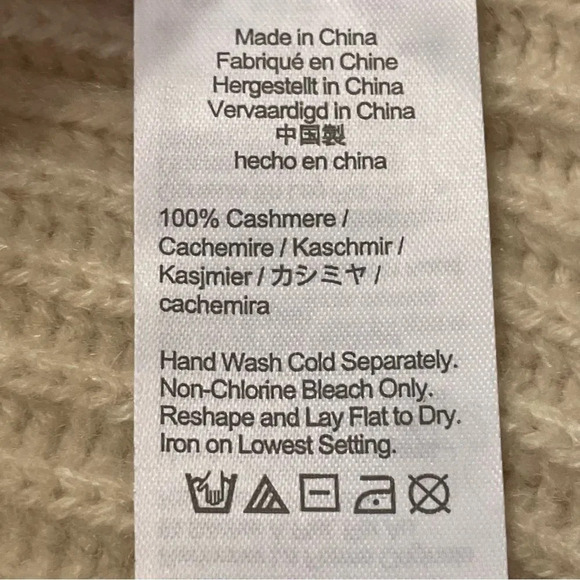 J. CREW NWOT‎ Cashmere Sleeveless Turtleneck Tunic in Ivory - Picture 8 of 11